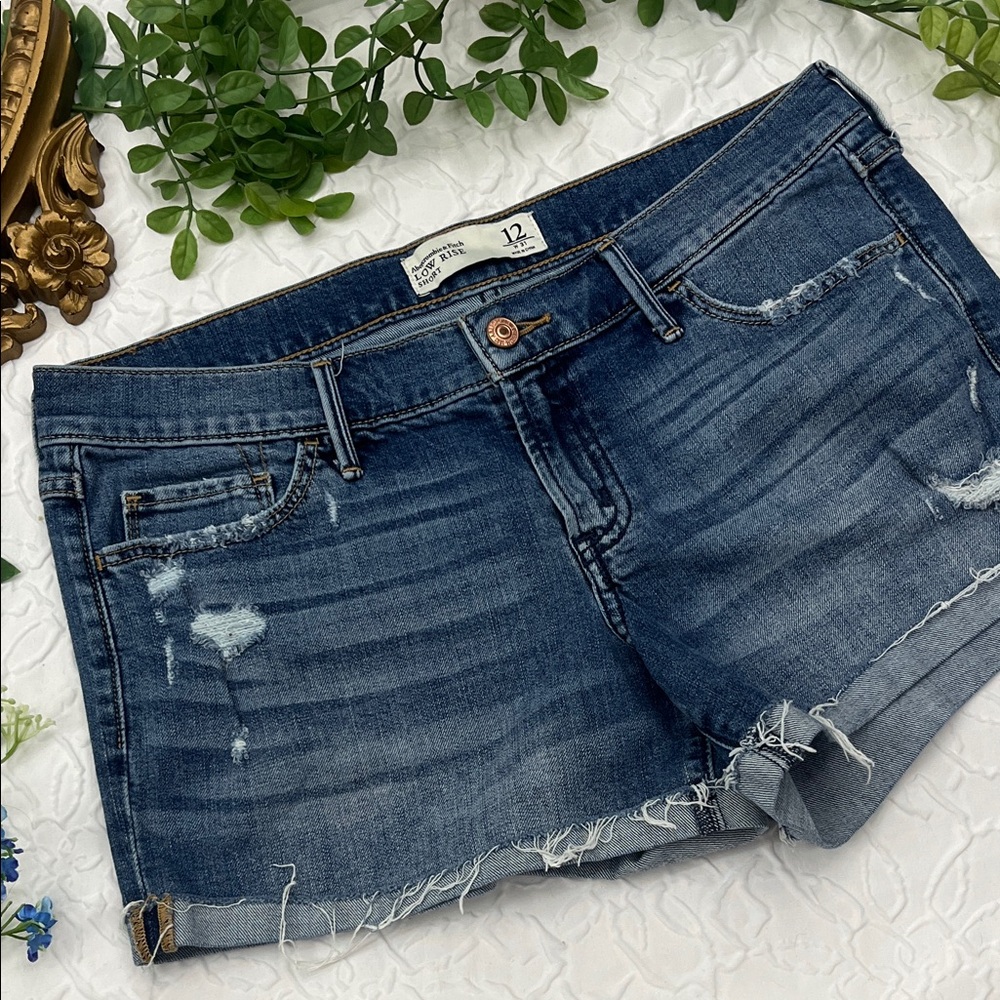 Vintage Abercrombie & Fitch Blue Low Rise Shorts